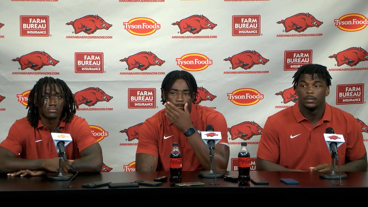 Rodney Hill, Mike Washington, and Braylen Russell discuss fall camp