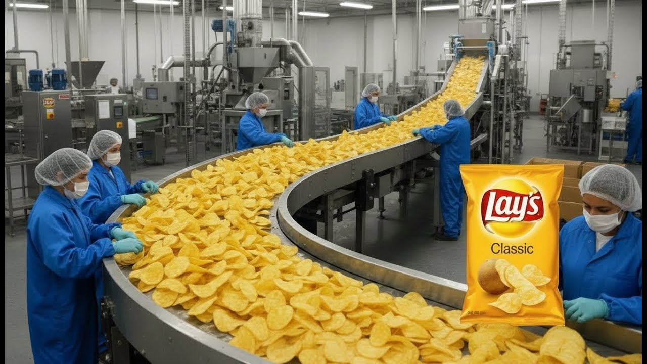 Inside the Lay's Factory: How 1 Million Packets are Made Every Day! (Full Process)