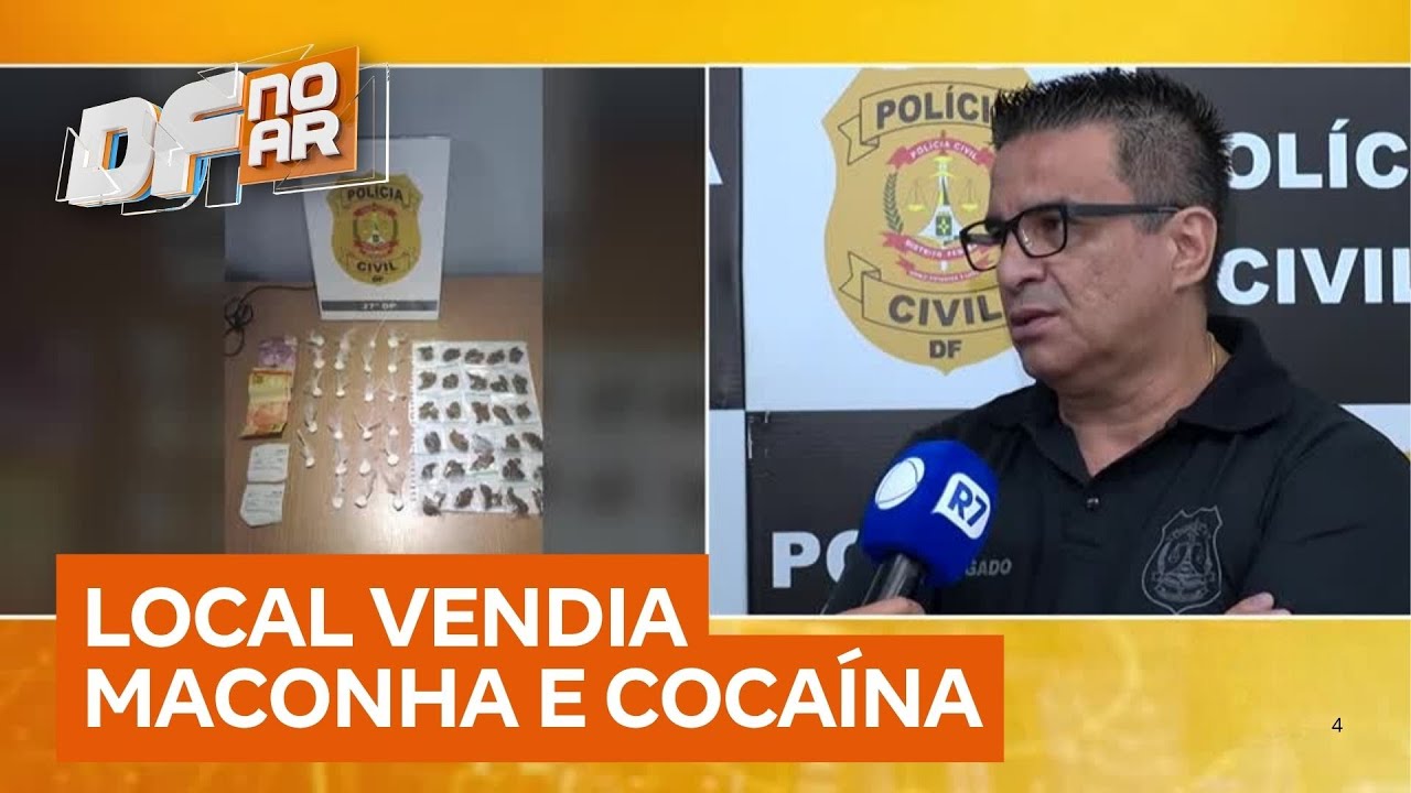 Homem é preso por tráfico de drogas em distribuidora no Recanto das Emas (DF) | DF no Ar