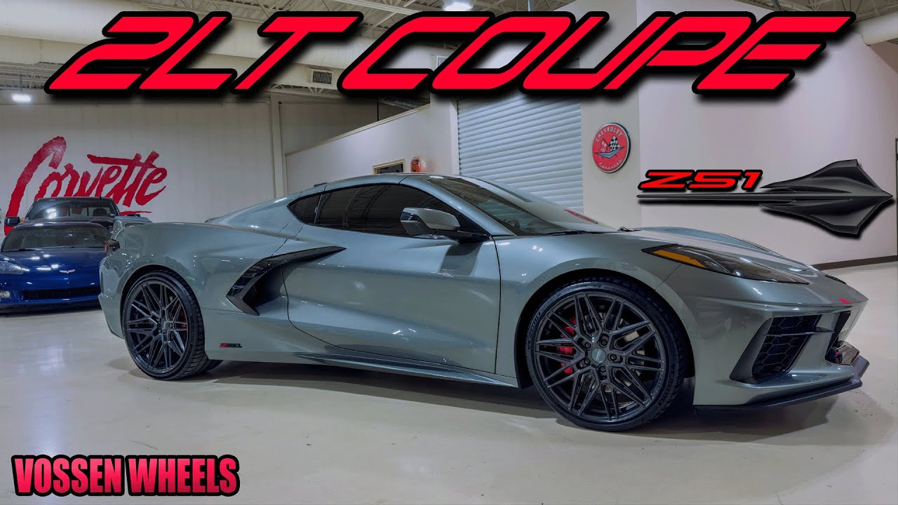 2023 Hypersonic Gray Z51 C8 Stingray at Corvette World!