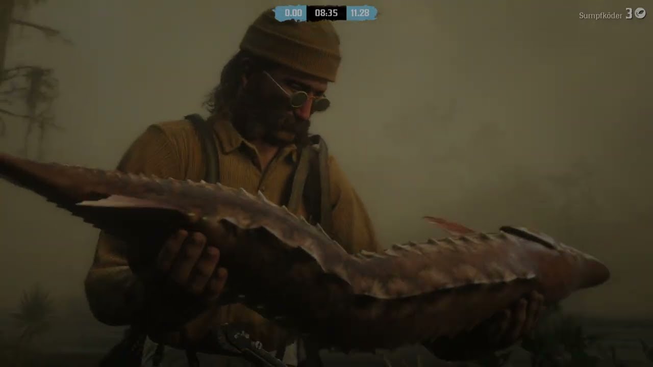 RED DEAD ONLINE LAGRAS SWAMP FISHING CHALLENGE