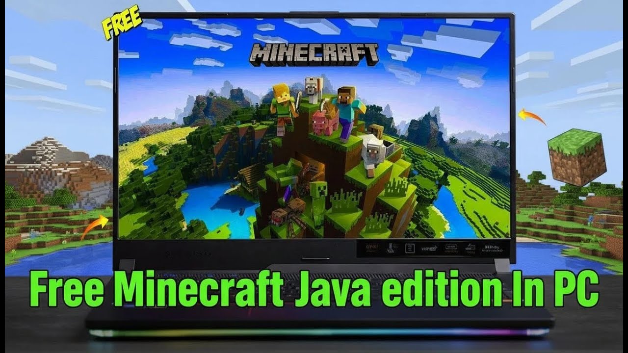 Minecraft Java Edition FREE Download 😱 | Low-End PC Settings | Smooth Gameplay 2025