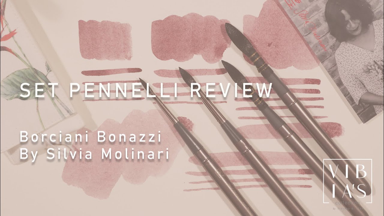 Acquerello Recensione: Set Pennelli Borciani Bonazzi by Silvia Molinari