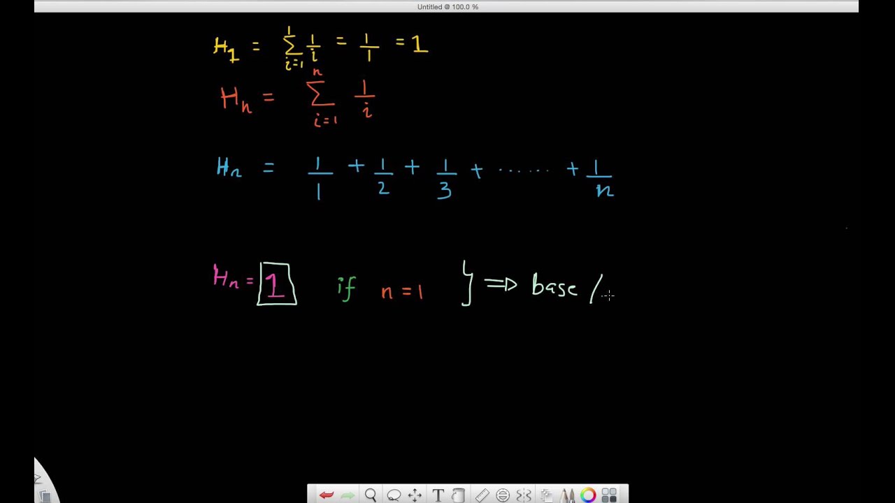 148, Recursion Intuition with Harmonic Series