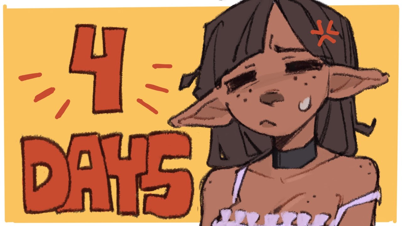FINISHING A SKETCHBOOK IN 4 DAYS