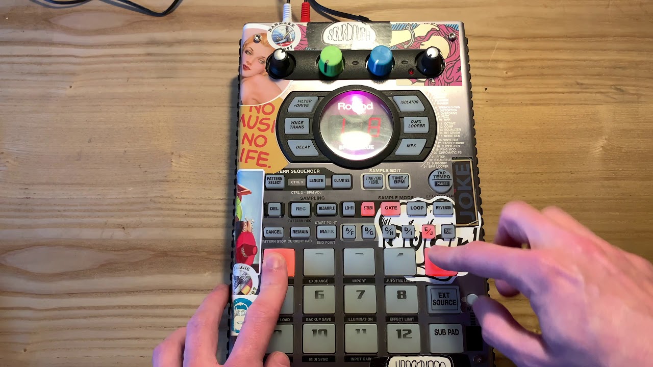 Это обязательный к использованию трюк для FX на SP404sx.