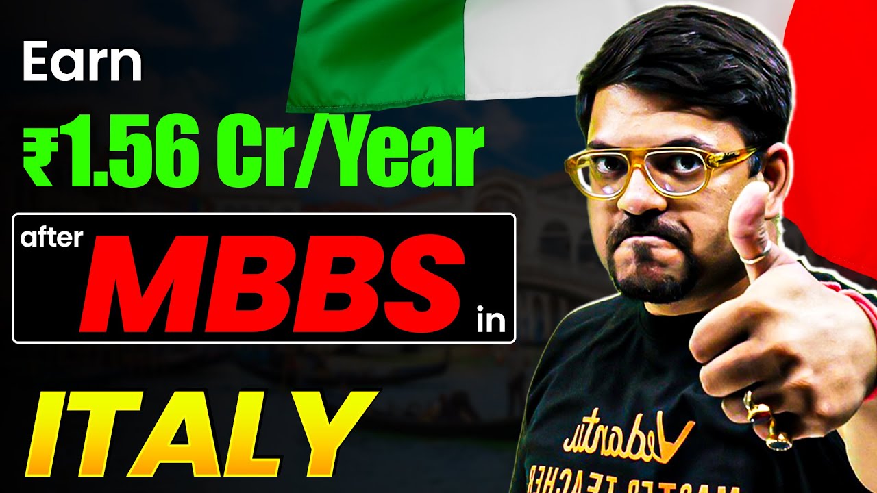 Doctor Earns ₹1.56 Cr/Year After Studying MBBS in Italy | 100% Scholarship Guide | Harsh Sir