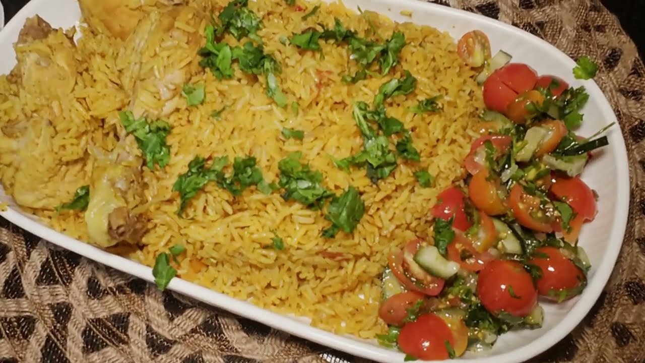 Bariis iyo chicken fudhud ona macaan ah-Quick with simple ingredients Rice and Chicken #recipe #food