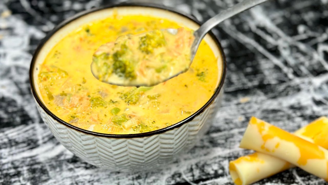 Une soupe crémeuse au fromage qui change des soupes habituelles 😍🍲