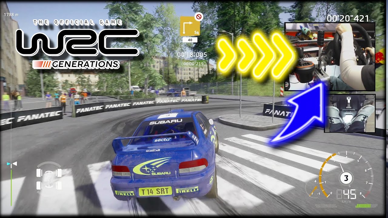 SUBARU Impreza WRC Rally Finland Harju 2SS / Thrustmaster TH8S WRC Generations H-Shifter