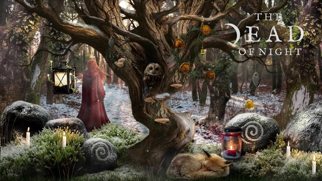 Winter Solstice Sanctuary Ambience ☀️❄️🦌🕯️ | The Winter Solstice | Winter Forest w/ Background Music