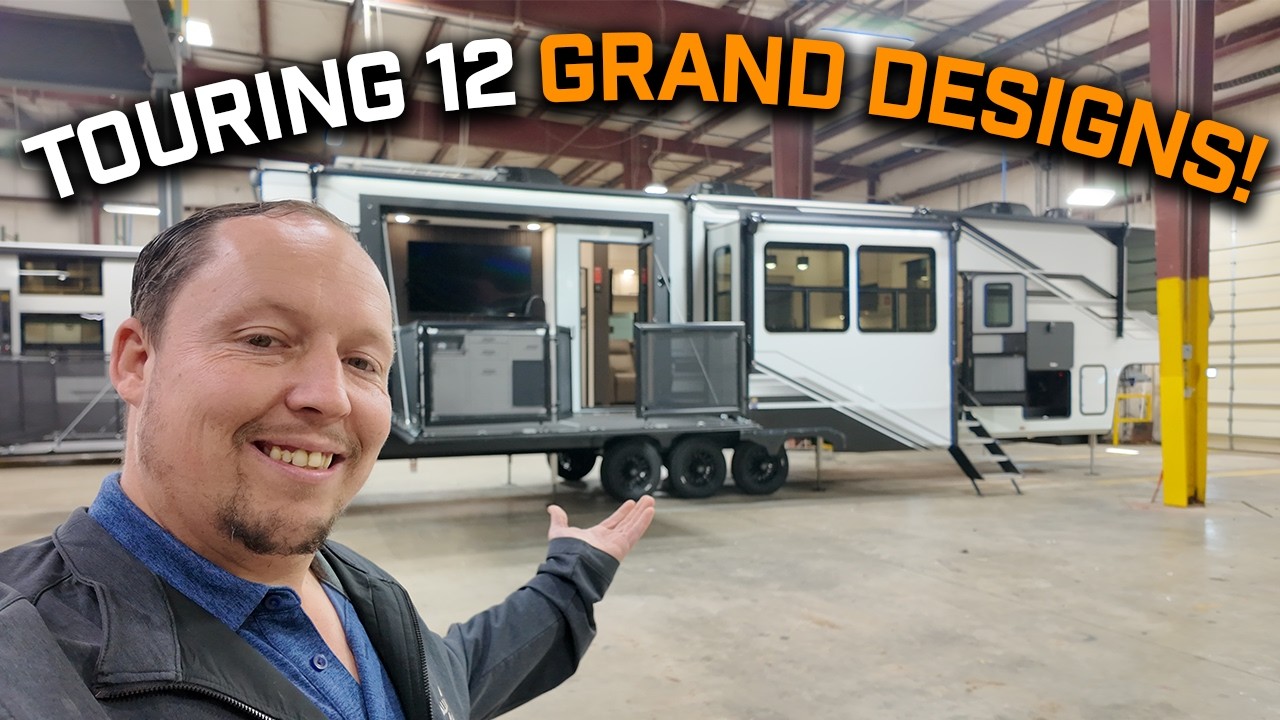 Touring 12 RVs at Grand Design World Headquarters!