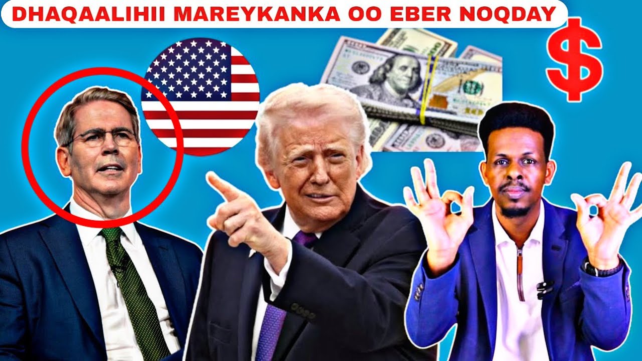 Trump oo canaan kala dul dhacay Xoghayaha Maaliyada Mareykanka & Dhaqaalihii USA🇺🇸oo eber noqday..