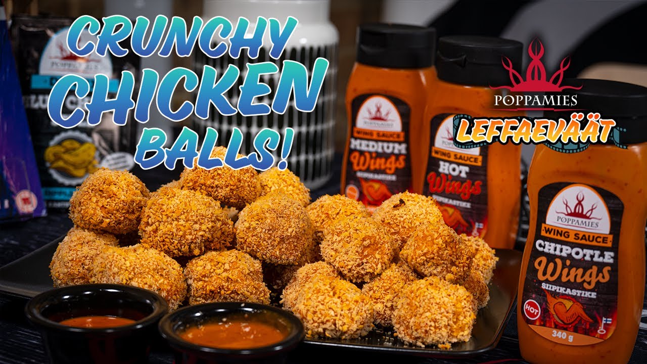 Poppamiehen leffaeväät - Crunchy Chicken Balls!