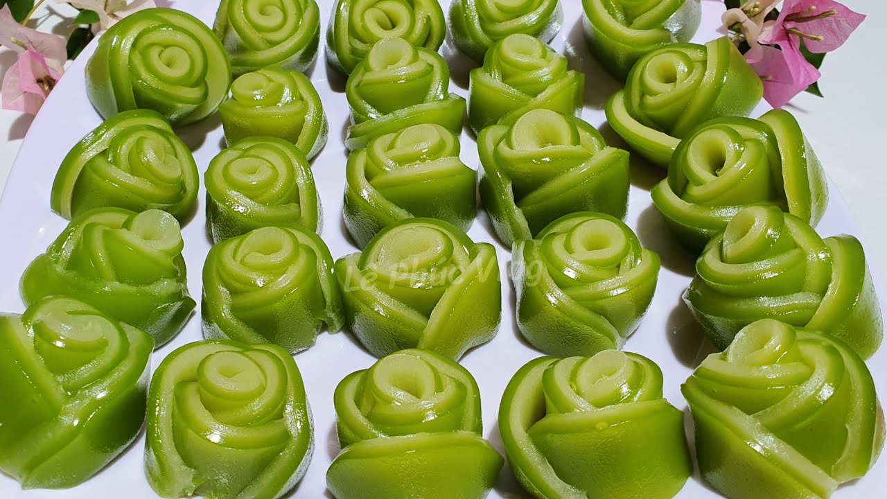 ✅Chuẩn Ngon Đẹp Mắt Làm Món Bánh Da Lợn Hình Hoa Kiểu Này Cho Gia Đình Ai Cũng Khen
