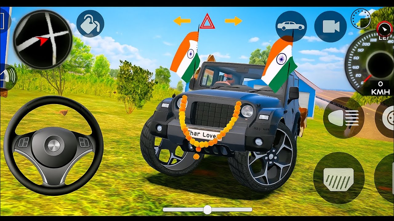 Modified Mahindra Thar Car Games: Indian Cars (Gadi Wala Game) - Car Game Android Gameplay 2025