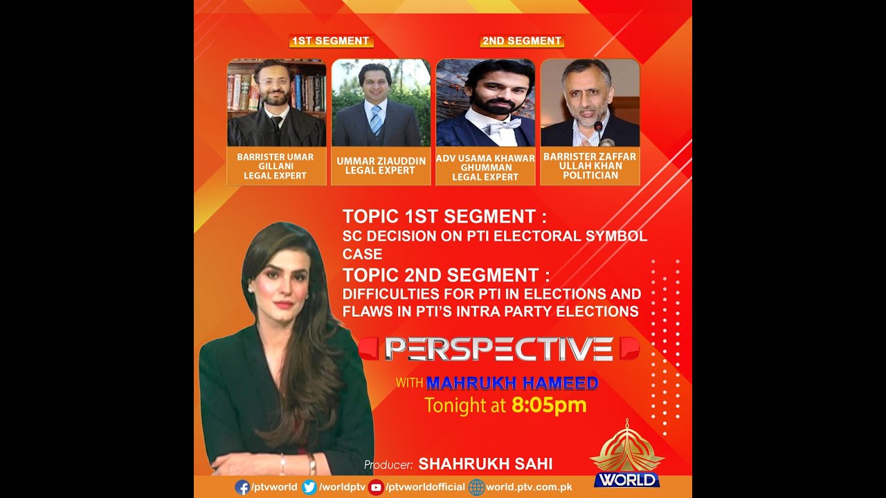 PERSPECTIVE | SC decision on PTI electoral symbol case.Difficulties for PTI in elections| 14-01-2024
