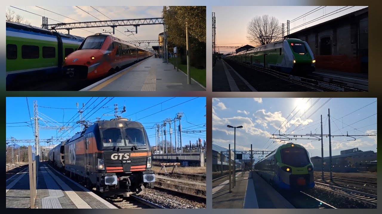 I fantastici saluti dei treni con fari e strombazzate
