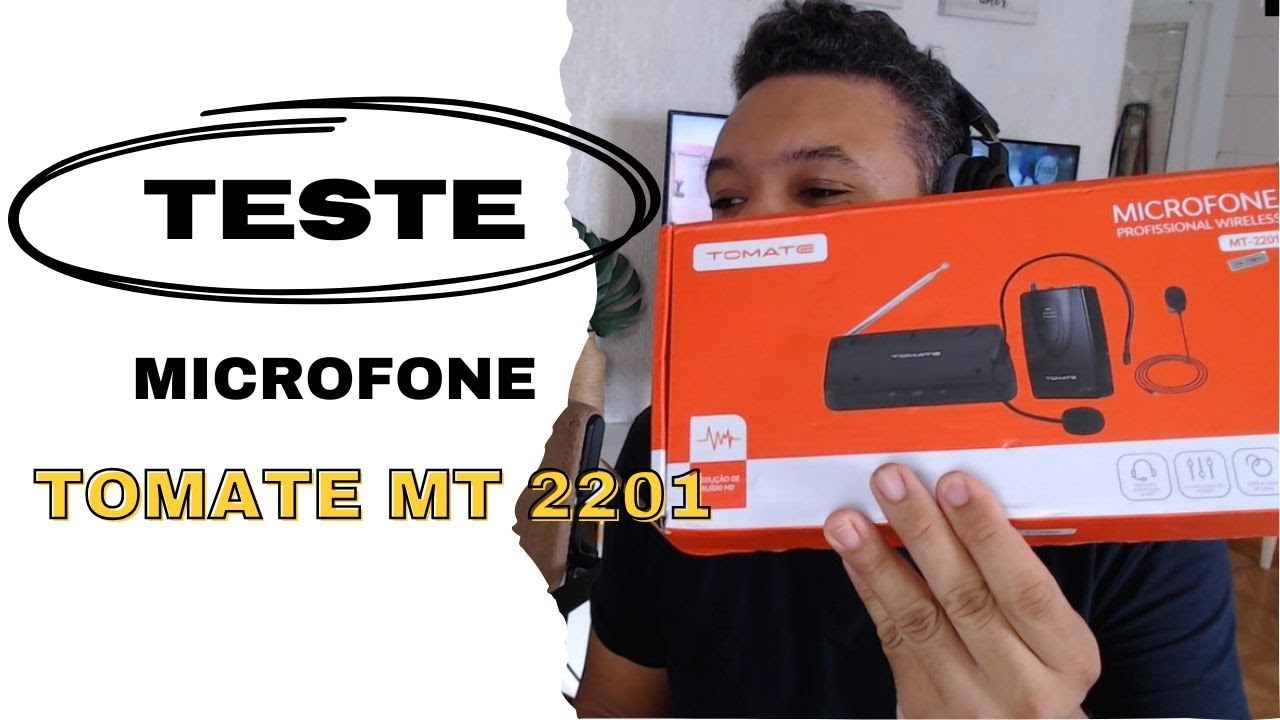 Testei! Microfone de Lapela Tomate - MT 2201.