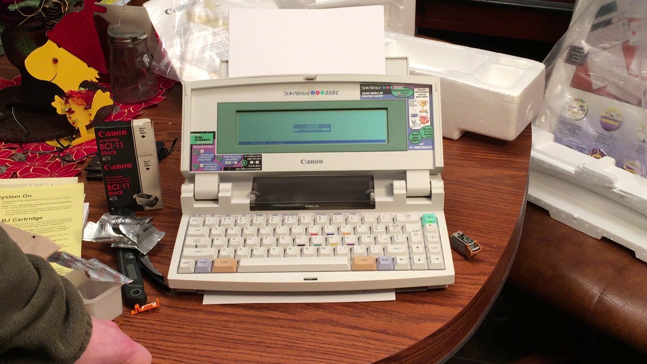 Canon StarWriter 350c - unboxing - part 9