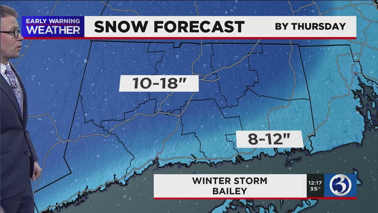 FORECAST: Winter Storm Bailey could bring more than a foot of snow to the state