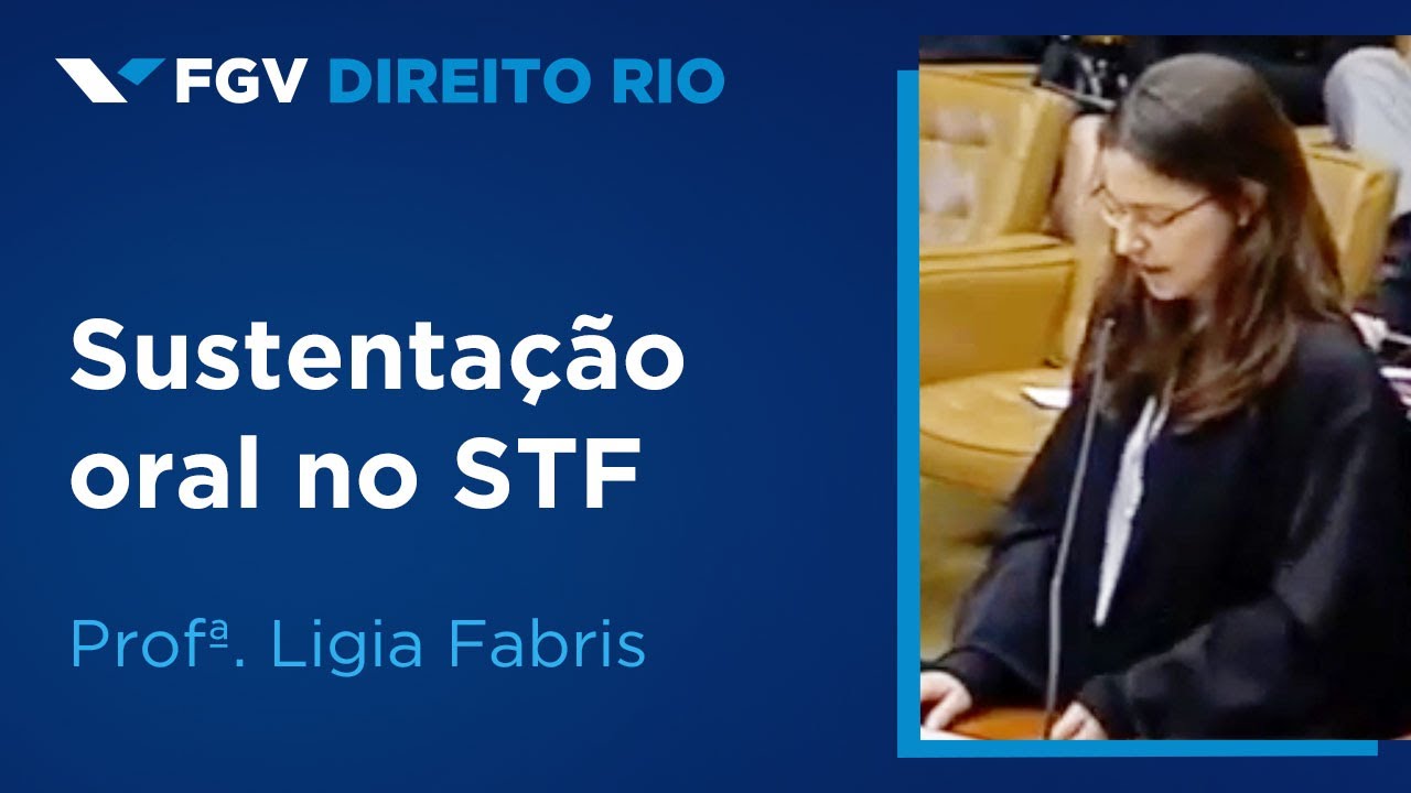 Sustentação oral no STF - Profª. Ligia Fabris - ADI 5617