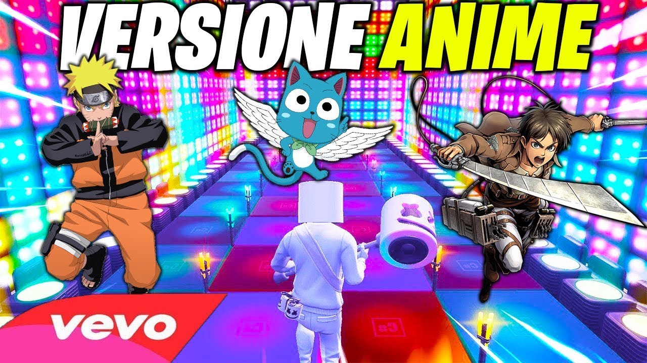 TOP MIGLIORI SIGLE ANIME RICREATE su FORTNITE usando i MUSIC BLOCKS !