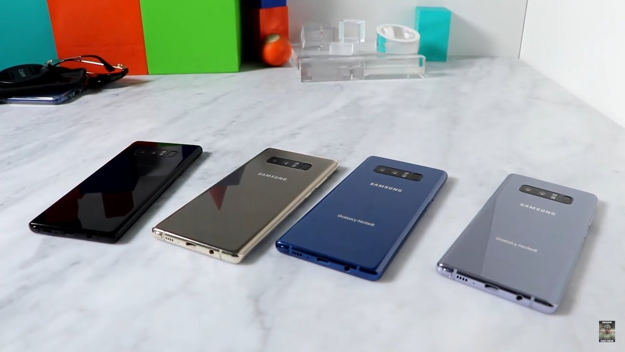 Samsung Galaxy Note 8 Color Choices