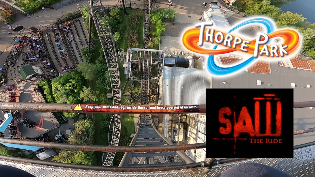 Saw The Ride : Thorpe Park : Oktoberfest / 4K