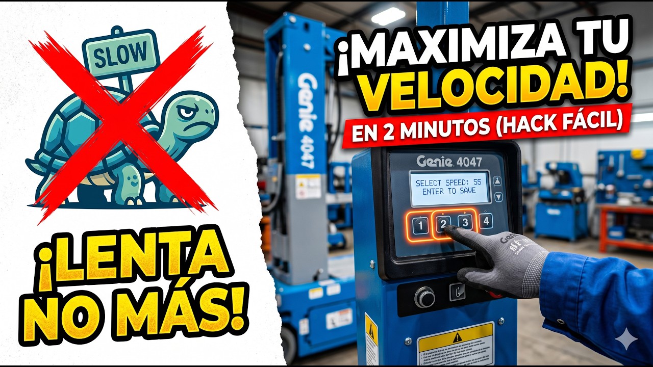 Gia fácil aumenta la velocidad a tu plataforma Genie 4047