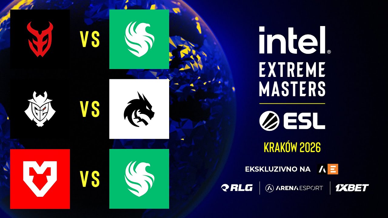 ESL IEM KRAKOW 2026 - GRUPNA FAZA -  Falcons vs 3DMax | G2 Esport vs Team Spirit | Falcons vs MOUZ
