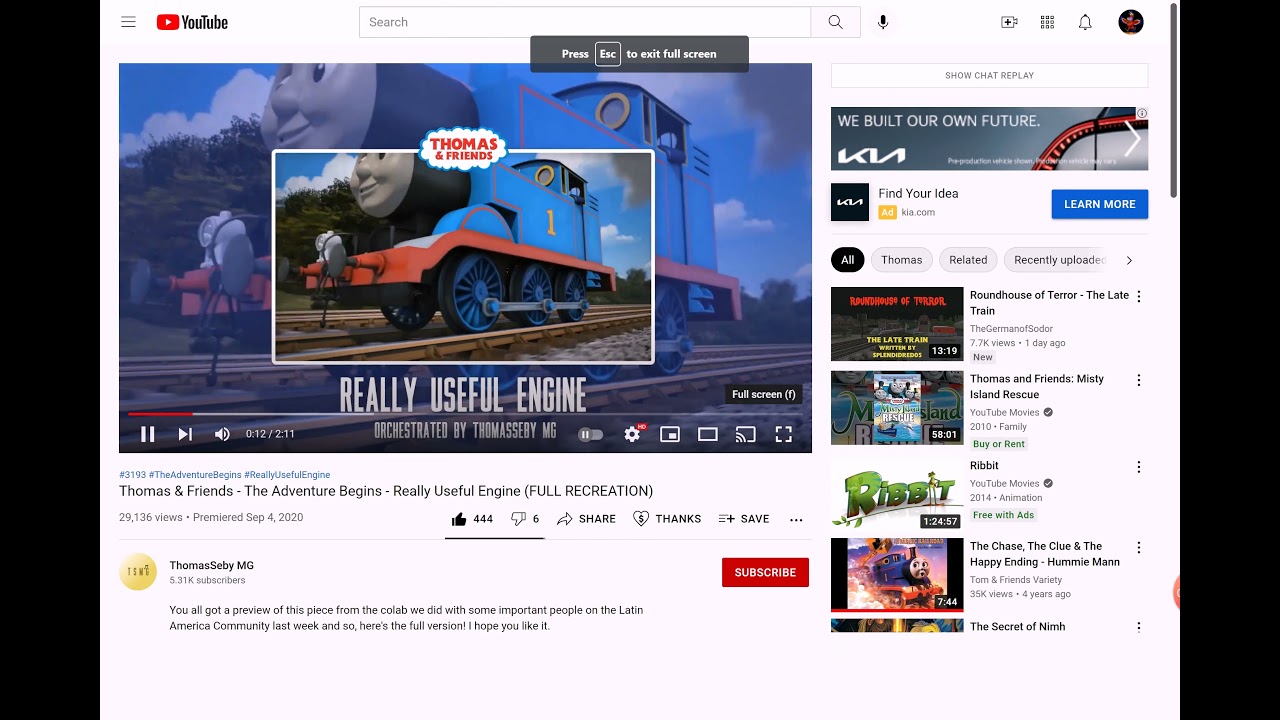 Really Useful Engine sing-along and mashup without karoake