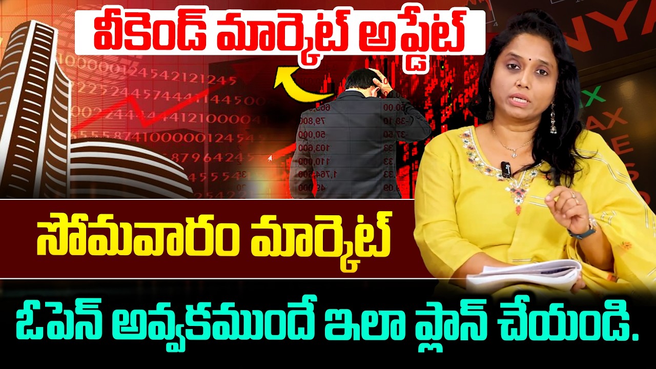 Madhavi Reddy - Monday Stock Market Analysis || Best Shares to Invest Now || #stockmarket