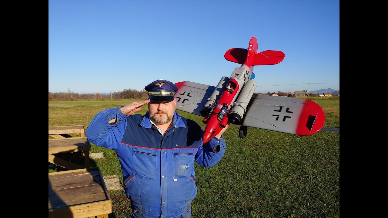 Durafly SlowPoke Twin 70mm EDF jet Maiden flight with Dead stick landing