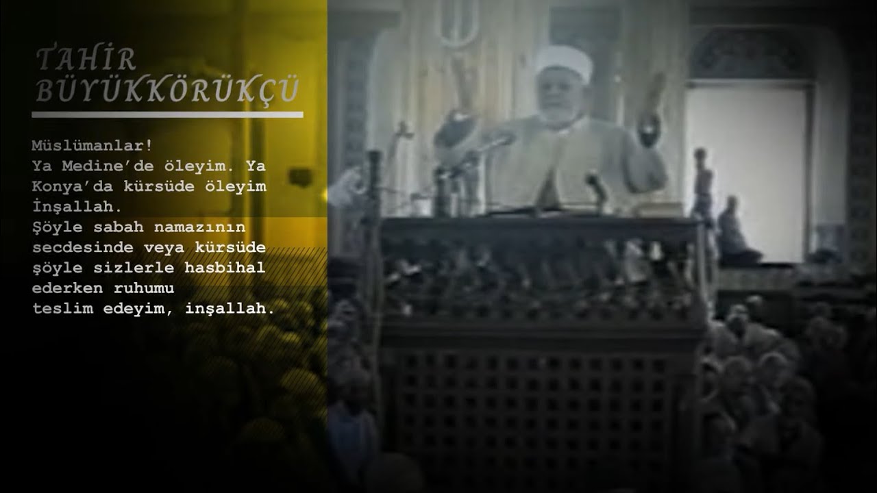 Sultanü’l-Vaizin Tahir Büyükkörükçü