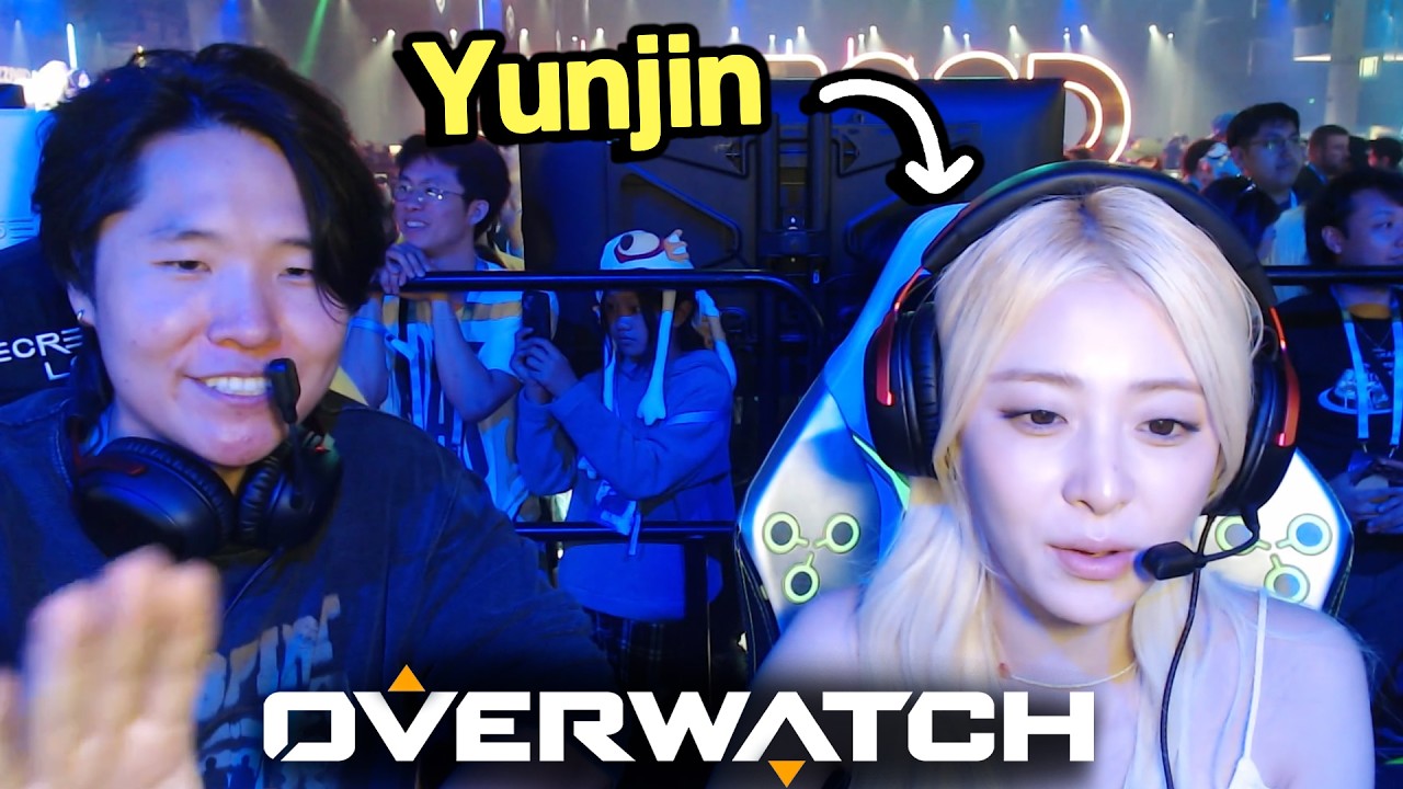 Учим LE SSERAFIM играть в Overwatch