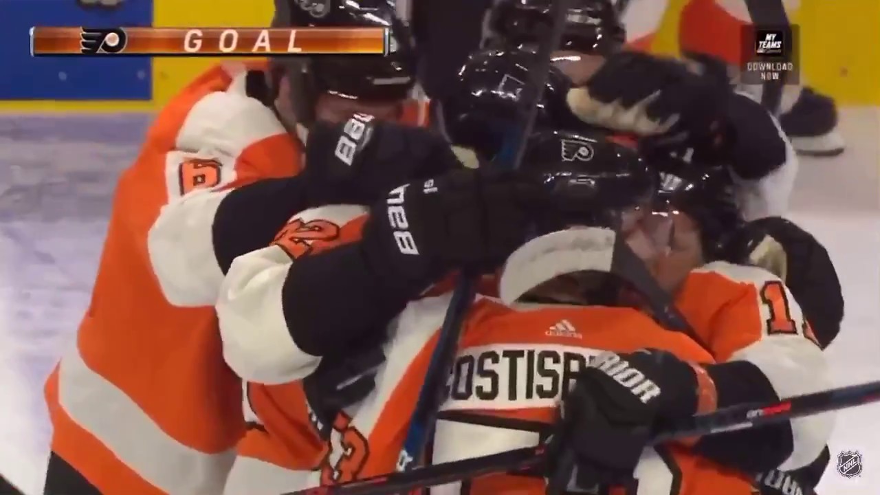 Shayne Gostisbehere OT Goal VS. Coyotes 11/8/18