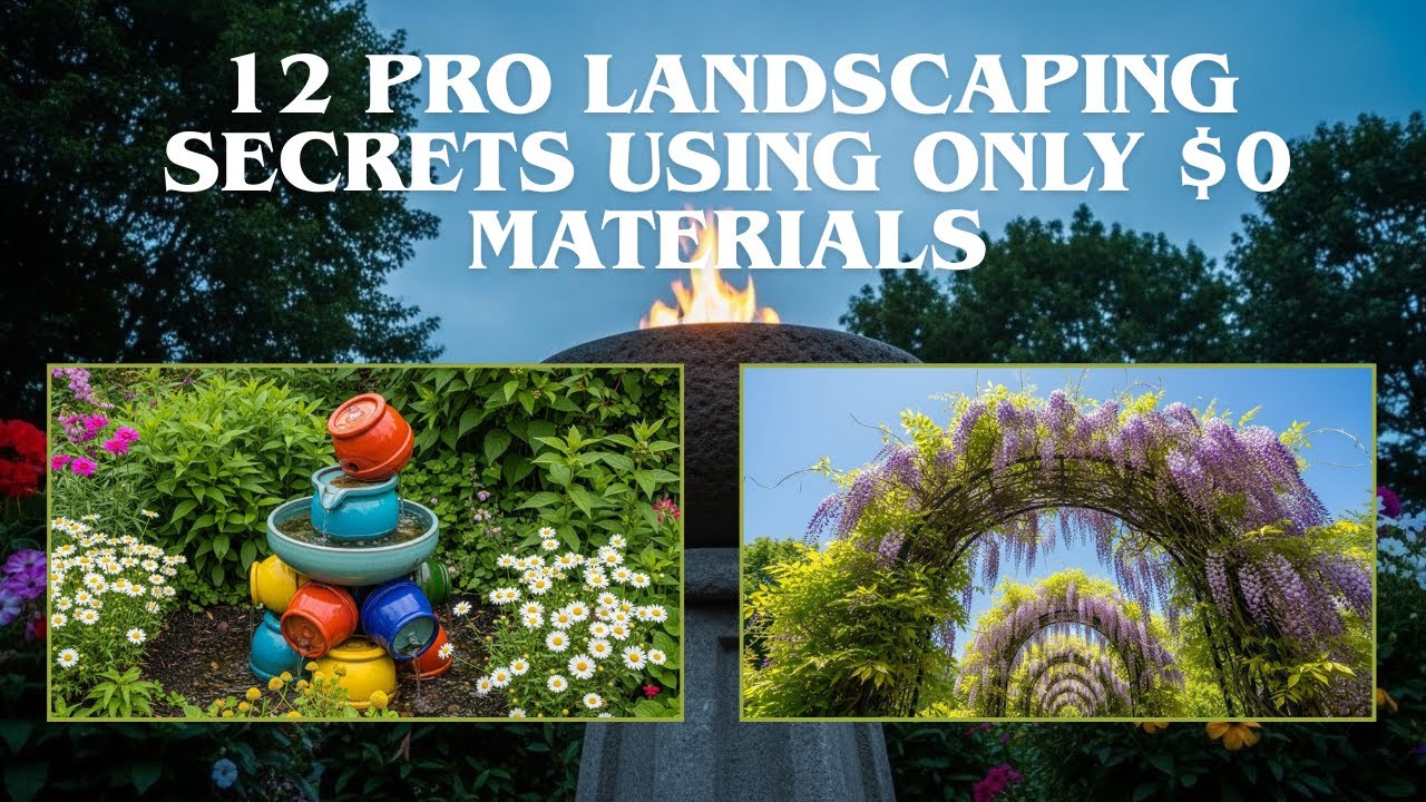 12 Pro Landscaping Secrets Using Only $0 Materials