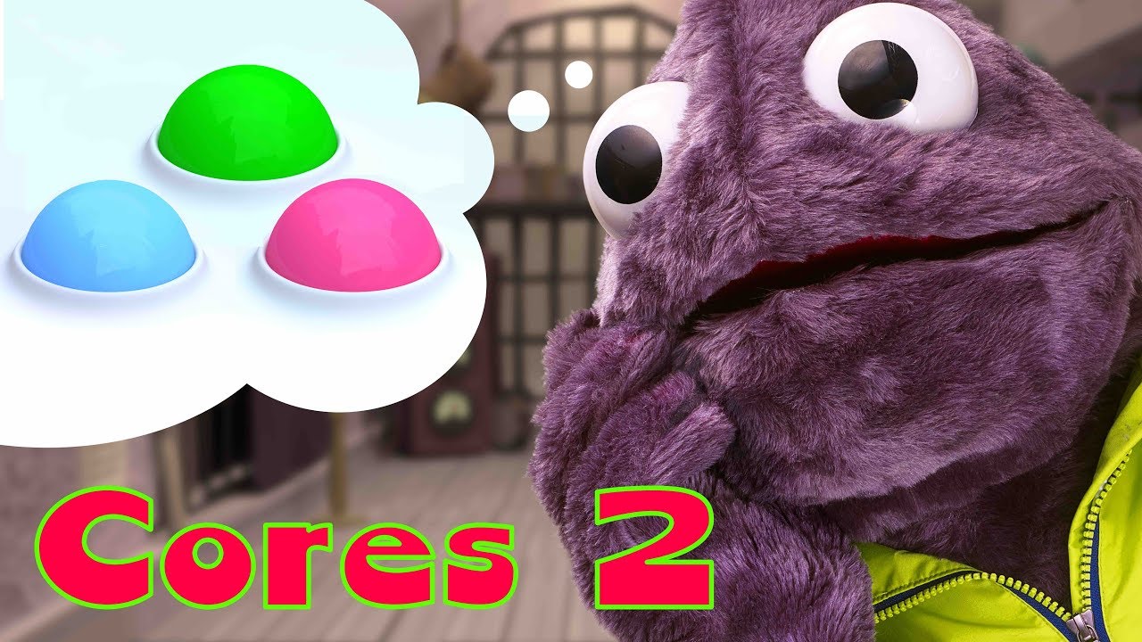 Aprender as cores com o Plocky Show -  Aula das cores - Quais são as cores