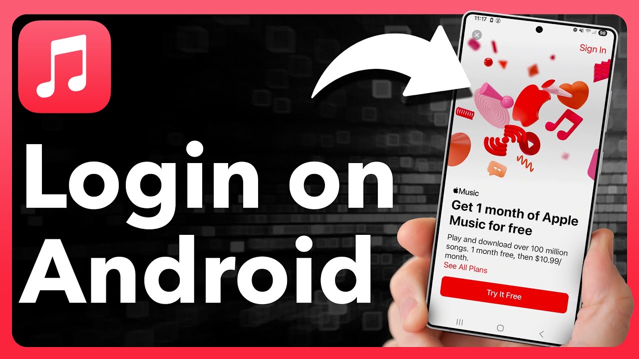 How To Login To Apple Music On Android