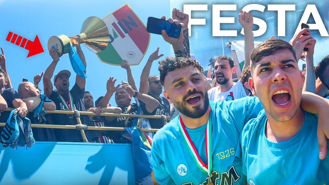 🔵🏆 NAPOLI CAMPIONE D'ITALIA: La Festa Scudetto da Brividi sul Lungomare!