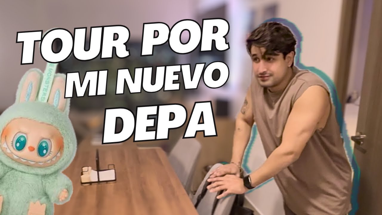 Tour por mi DEPA nuevo | Abriendo mi PRIMER Labubu.