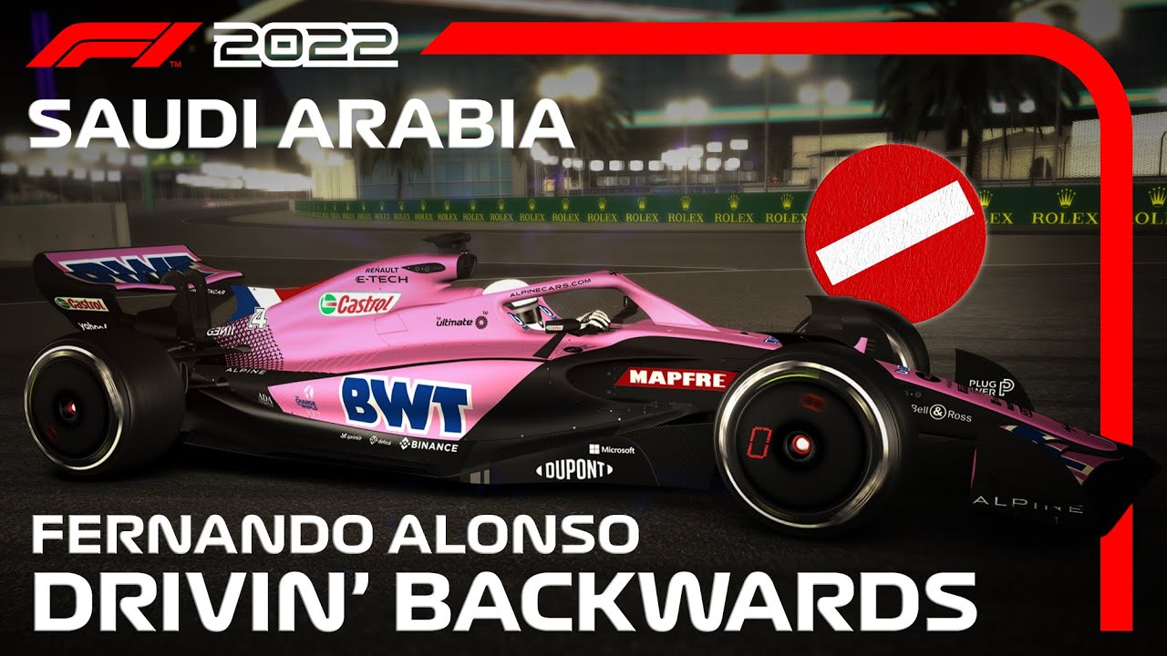 Saudi Arabia GP 2022: ANCOR PIÙ VELOCE! | Drivin' BACKWARDS con FERNANDO ALONSO! #SaudiArabianGP