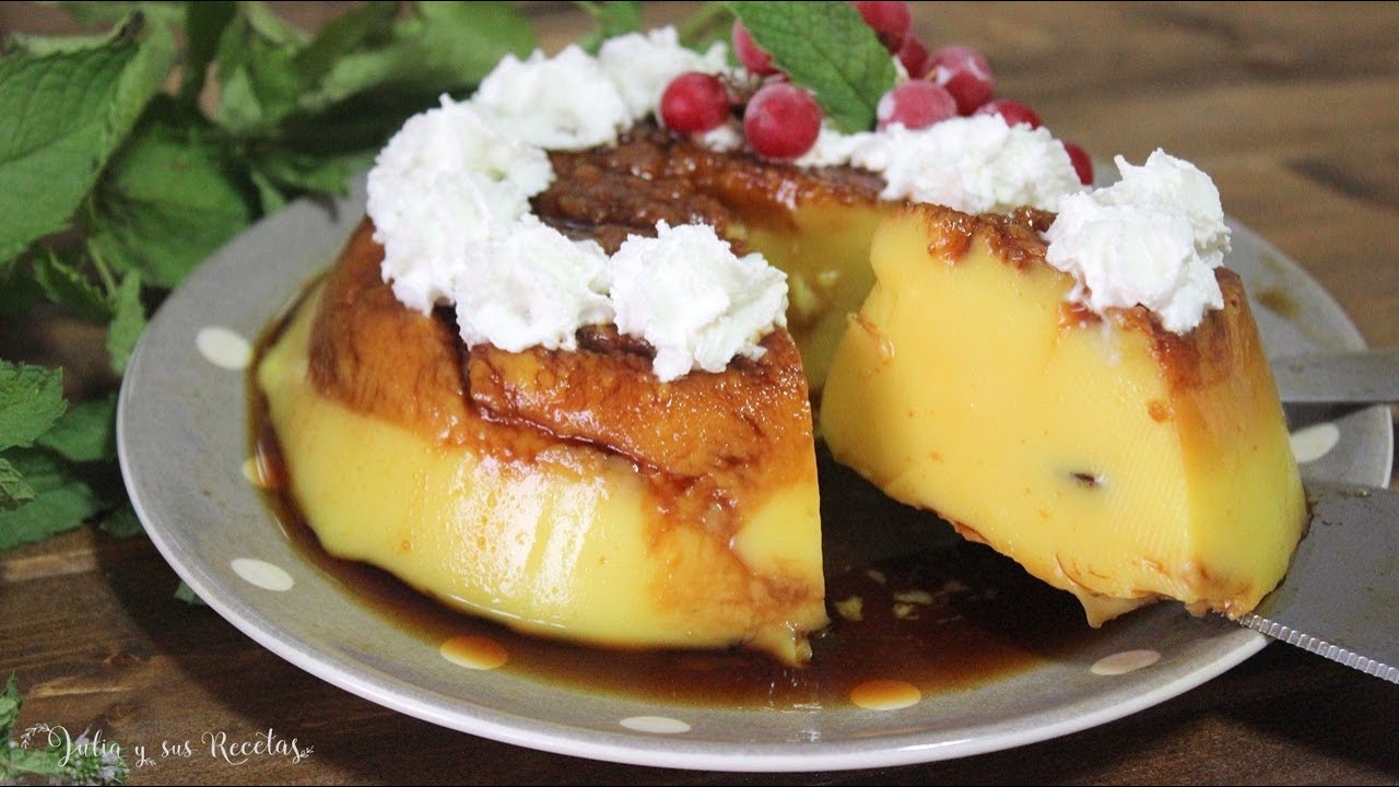 Flan de Maizena🍮SIN HORNO Y SIN GLUTEN!