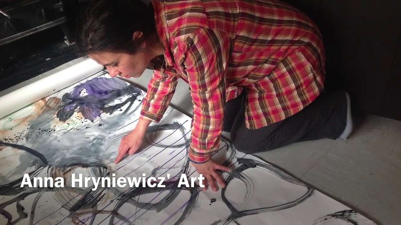 Anna Hryniewicz artist - work on paper - mark making