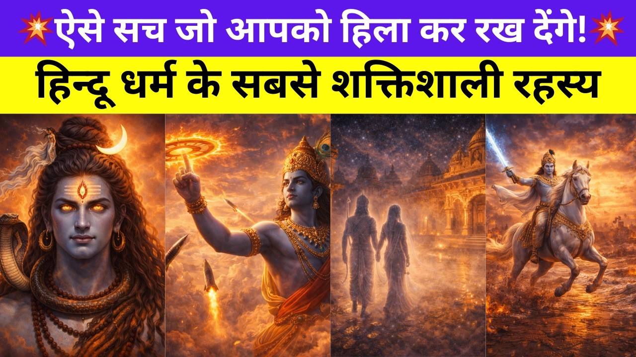 हिन्दू धर्म के 10 ऐसे सच जो आपको हिला कर रख देंगे! 🚩 #gyanmanthan #hindumythology
