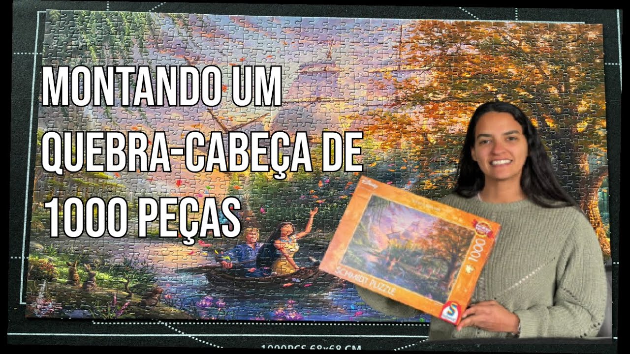 QUEBRA-CABEÇA de 1000 PEÇAS: TAPETE E DICAS PARA FACILITAR!
