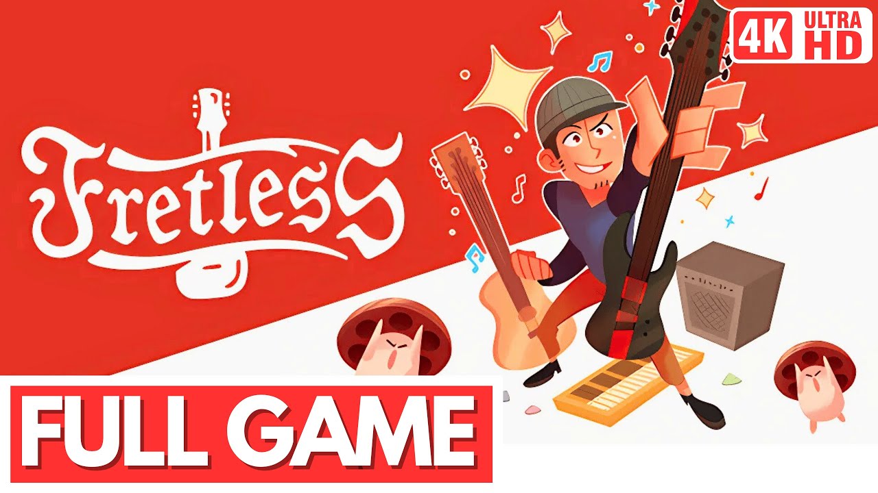 FRETLESS - THE WRATH OF RIFFSON Gameplay Walkthrough FULL GAME - No Commentary