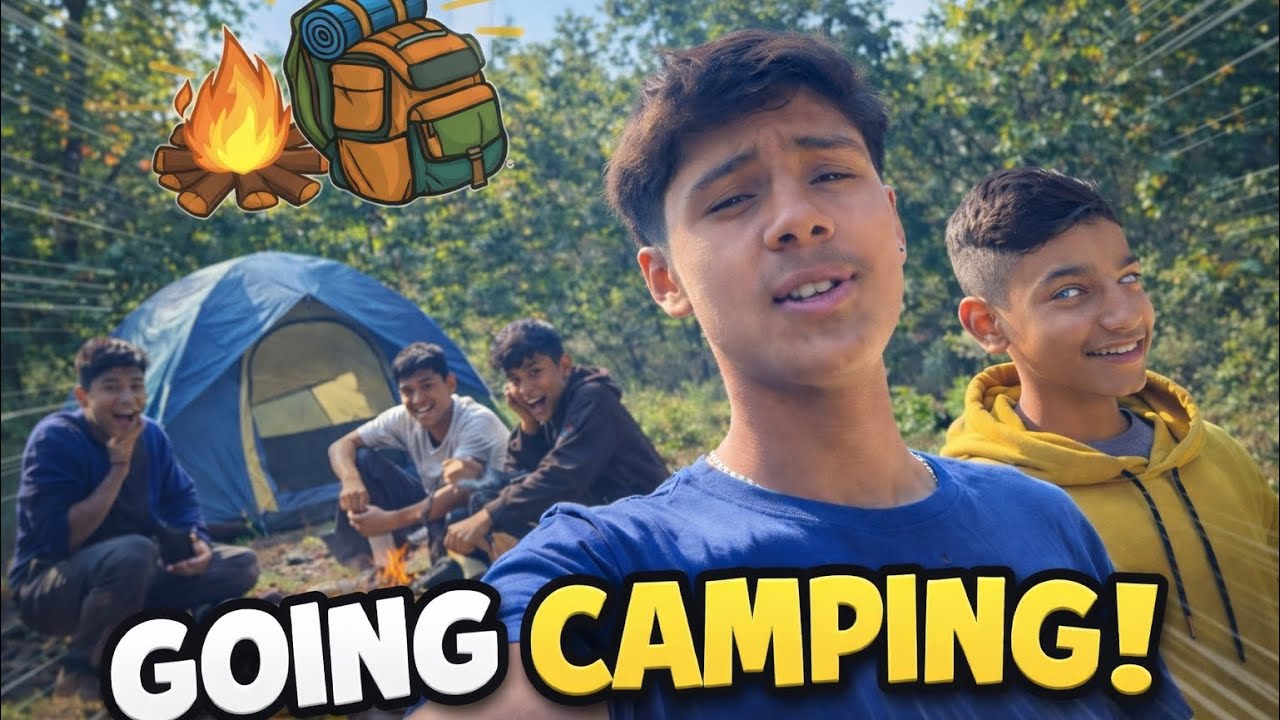 We are going to camping with new friends || horror camping #nightcamping #viral #crazy 