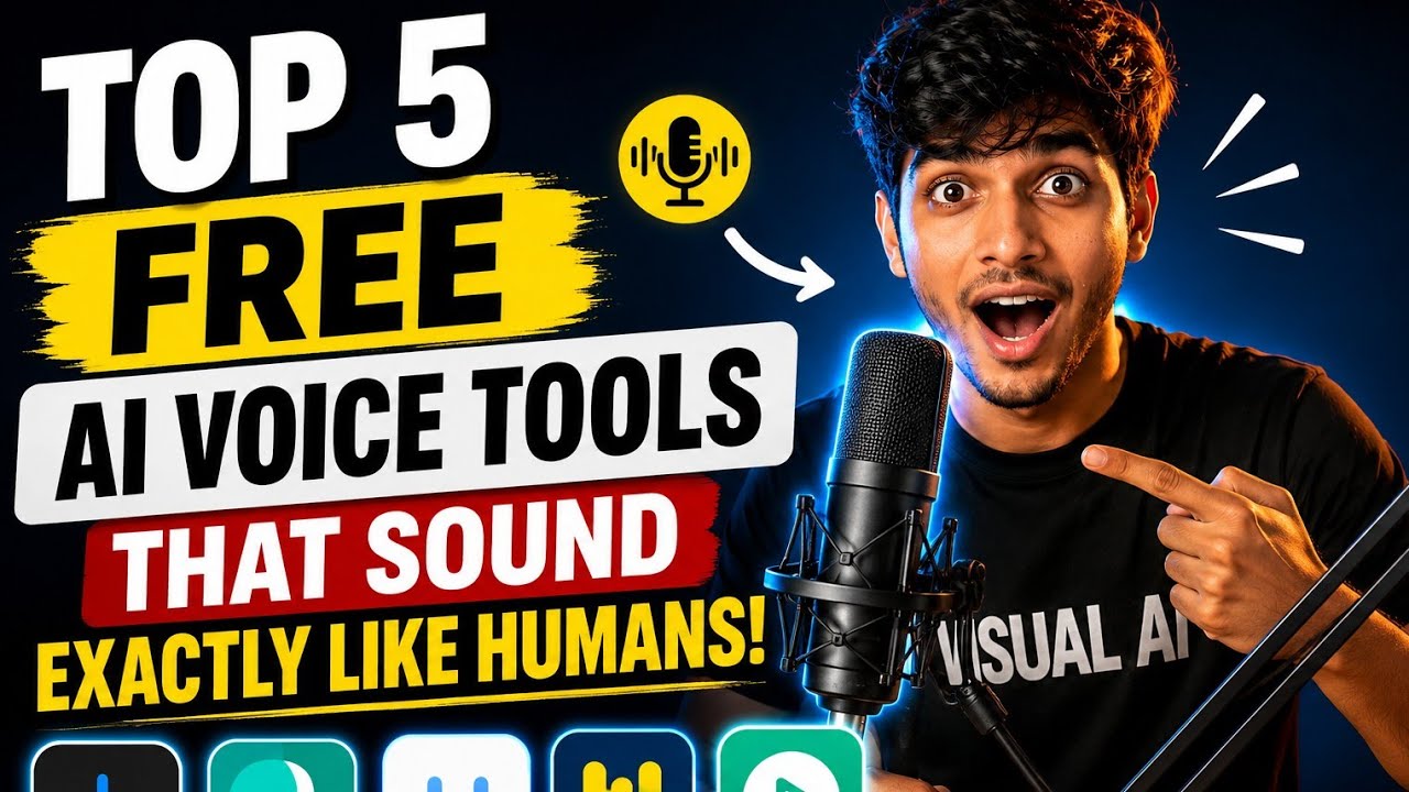 Top 5 FREE AI Voice Tools That Sound Exactly Like Humans 